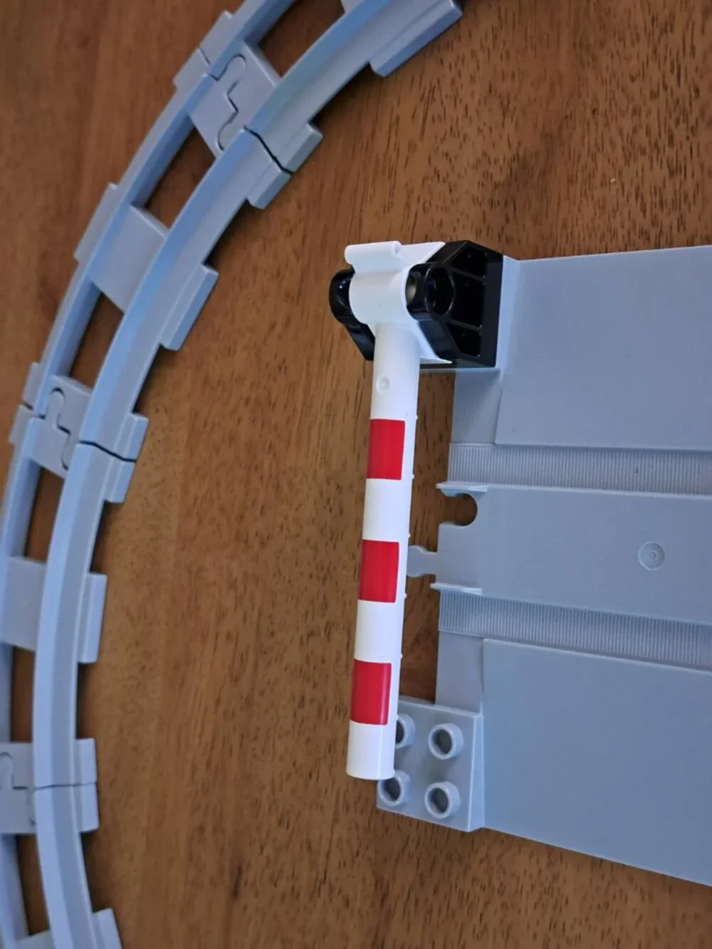 Lego Duplo Train Track Lot gray Curved, Straight, Switcher, crossing 21 Pieces